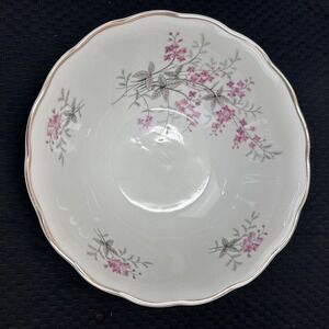 Favolina Karolina Jarolina Poland China Floral Scalloped Serving Bowl 3879 1